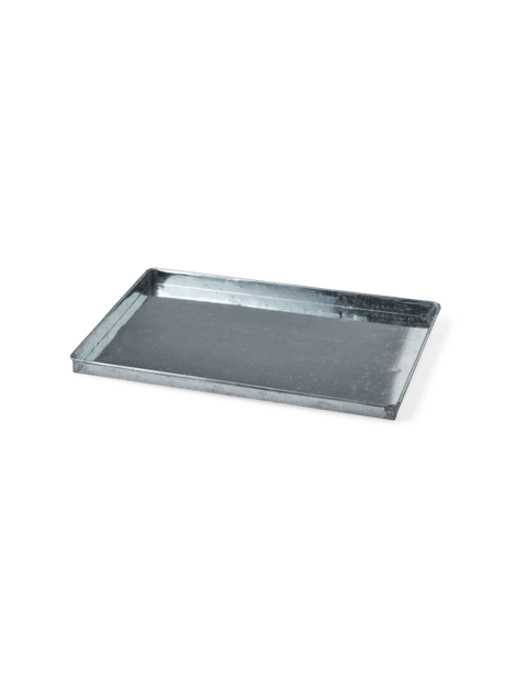 Decorative tray | Zinc. 23 x 34 x 2 cm. | Grey