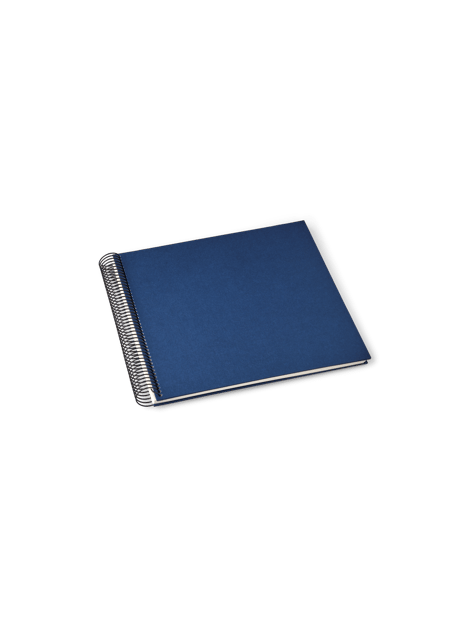 Semikolon 351132 200 Pockets Album - 23 x 22,3 cm - 100 Seiten cremefarben, für 200x 10x15 Fotos - marine blau