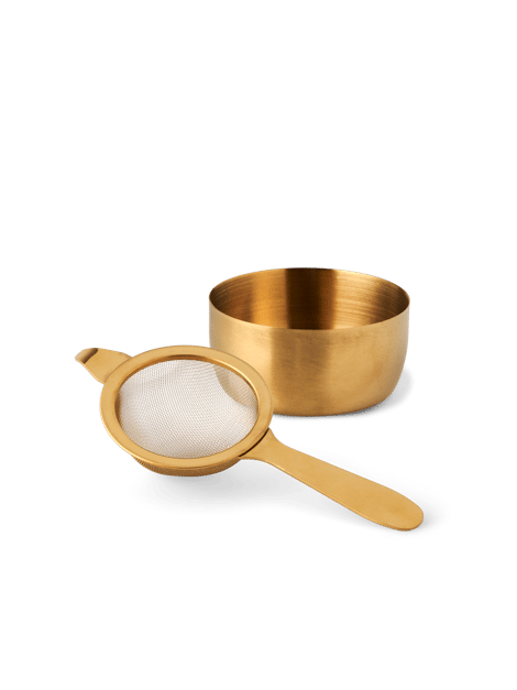 Ensemble de filtre à thé | Acier inoxydable. | Brass