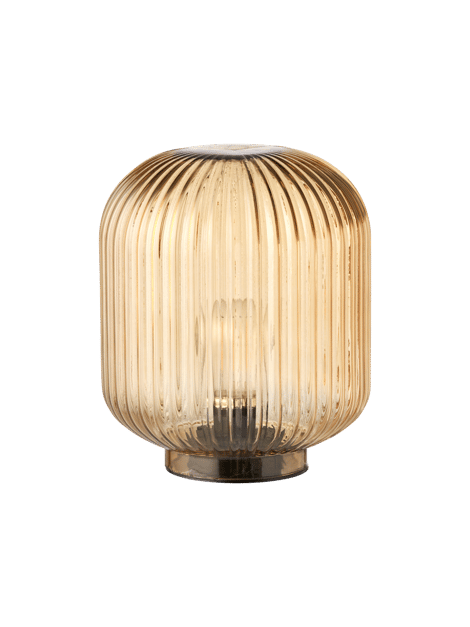 Lampe de table à LED | Verre. Ø16 cm x 19,5 cm. | Mocha