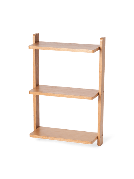 Étagère murale | MDF/placage en chêne. 40 x 15 x 60 cm. | Nature