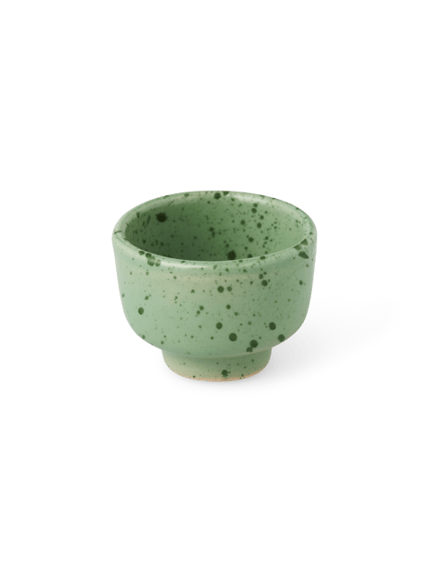 Coquetier | Grès portugais. Ø5 cm. | Dusty Green, Dark Green