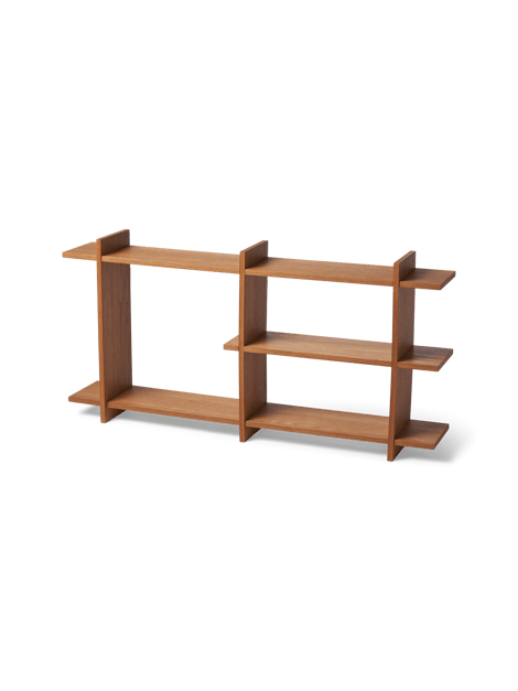 Étagère murale | Placage en MDF/chêne. 90 x 15 x 44,5 cm. | Nature