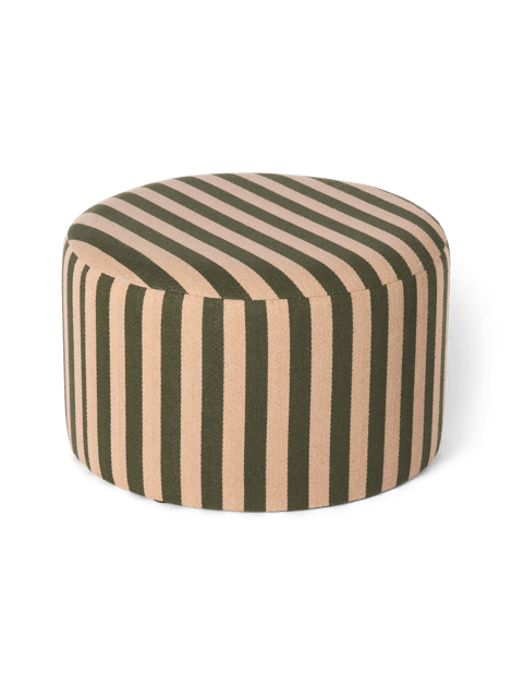 Pouf | Ø50 x 30 cm. | Olive Green