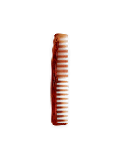 Hair comb | Polystyrene. 14 cm. | Mocha