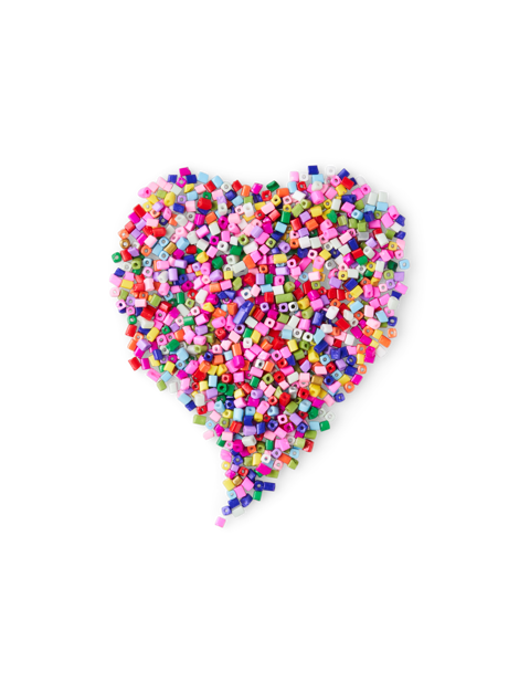 Assorterte perler | 3/4 mm. 50 g. | Multi