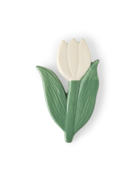Tulipe de décoration murale | Dolomite. 7,5 x 12 cm. | Light Olive