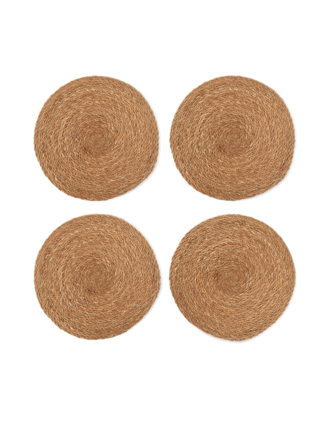 Sets de table - lot de 4 | Jonc de mer. 37 cm. 4 pcs. | Nature