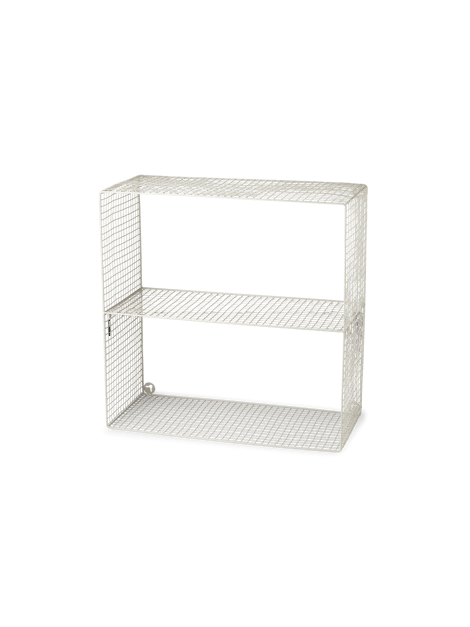 Étagère | Fer. 58 x 26 x 58 cm. | Silver Grey