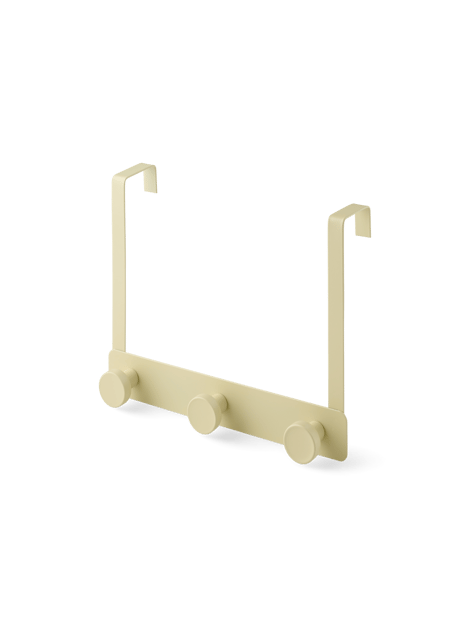Portemanteau pour porte | Métal. 24,2 x 19,5 cm. | Olive Green