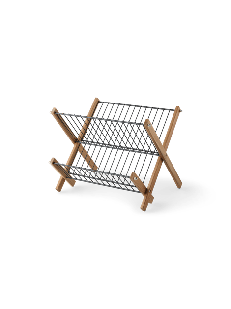 Égouttoir | Fer/bois d'acacia. | Black