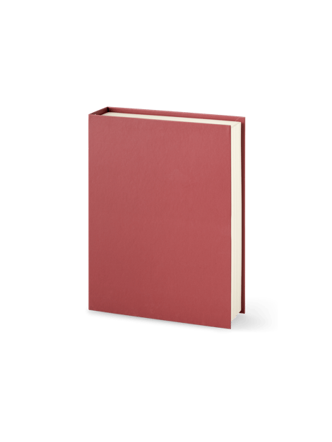 Boîte de rangement en forme de livre | 21,7 x 16,5 x 5 cm. | Dark Rose
