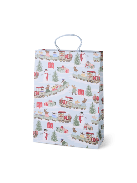 Gift bag 32 x 12 x 44 Ice Blue