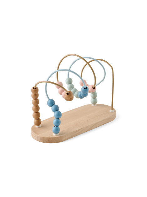 Boulier de motricité en bois | Bois/fer. 25 x 18 cm. | Multi