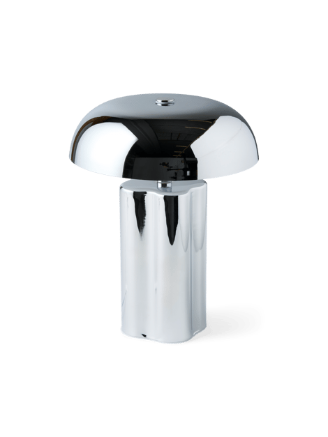 Lampe de table | Métal. Ø20 x 25 cm. | Silver