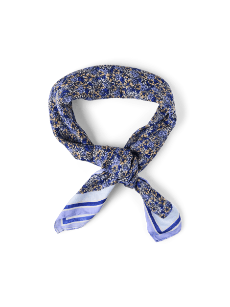 Écharpe | Coton. 100 x 100 cm. | Smokey Blue