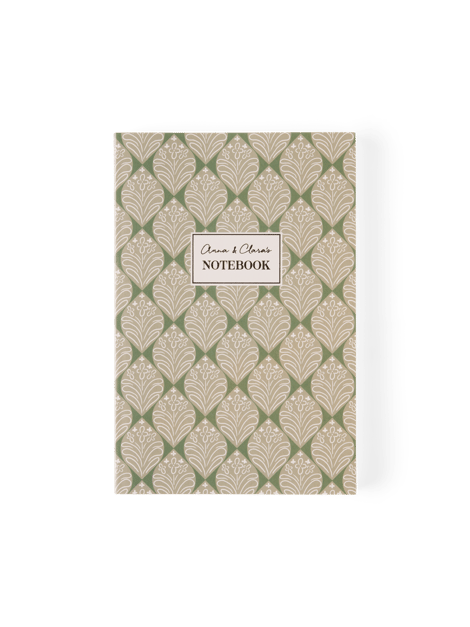 Notebog | 12 x 18 cm. | Moss Green