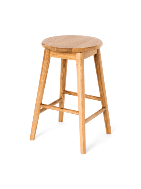 Tabouret | Chêne massif. Ø29 x 45 cm. | Nature