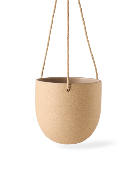 Hangende bloempot | Keramiek. Ø16 cm. | Sand