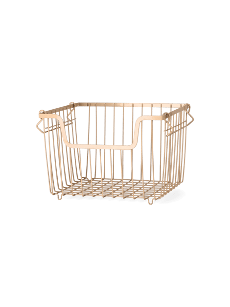 Cesto In Filo Metallico Con Rivestimento, 1 Confezione Di Cestini Per Riporre Gli Oggetti Contenitore Portaoggetti Per Mobili Da Cucina A~p129182475