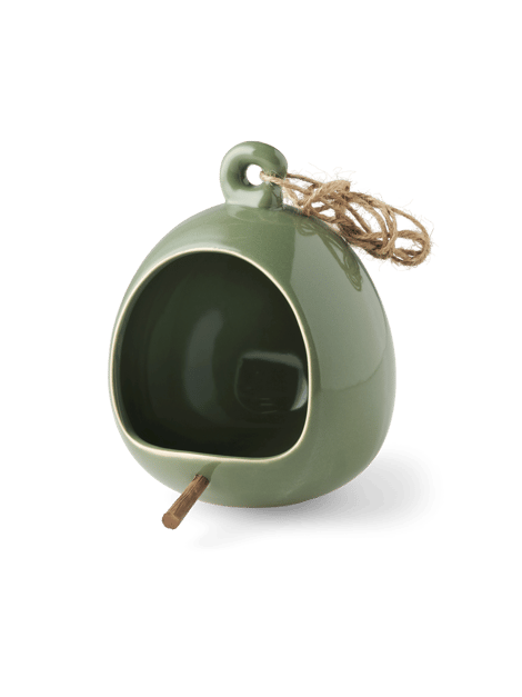 Mangeoire | Céramique. Ø 13 cm. | Moss Green