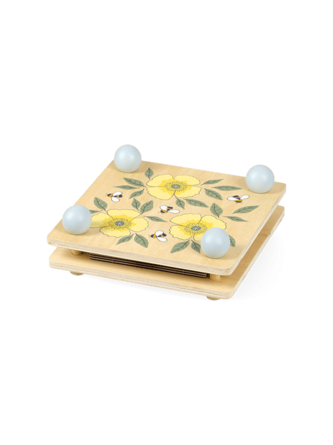 Flower press | Birch wood/poplar plywood. 16 x 16 cm. | Lemon