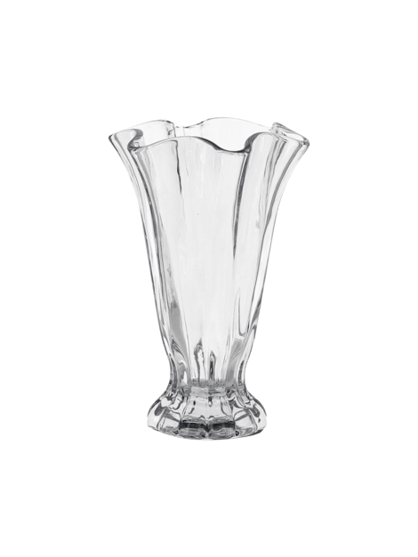 Vase | Verre. 16 x 16 x 23 cm. | Clear