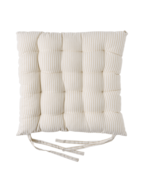 Coussin de siège | Garnissage en coton/polyester. 40 x 40 cm. | Sand