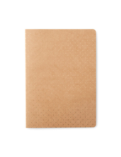 Carnet de notes A4 | Papier. 29,5 x 21 cm. Couverture souple. | Craft, Gold